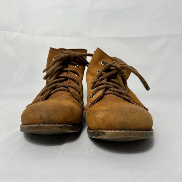 Steve Madden Rubin Booties Size 6 Brown Leather Rugged Chic - Picture 2 of 13